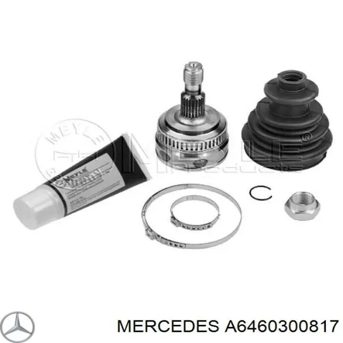 Поршень в комплекті на 1 циліндр, STD A6460300817 Mercedes