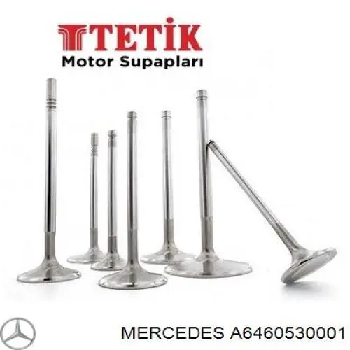 Купити A6460530001 Mercedes Клапан впускний