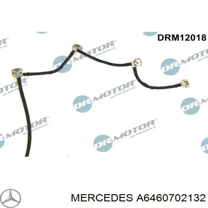 Трубка паливна, зворотня від форсунок Gates MFL1347 ціна, від 29.42 USD