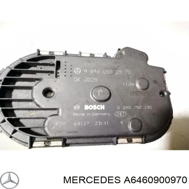 A6460900970 Mercedes Дросільна заслінка в зборі