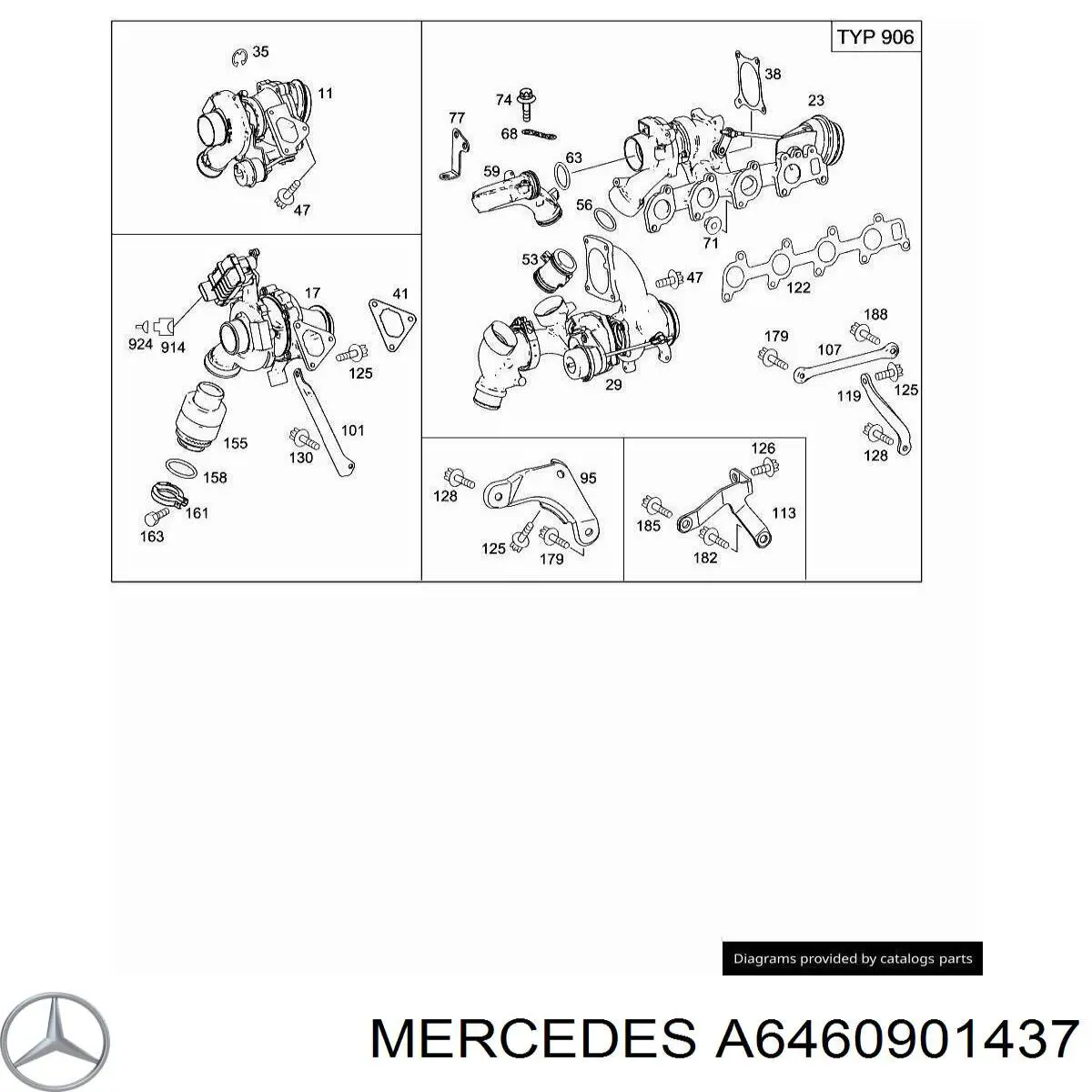 A6460901437 Mercedes 