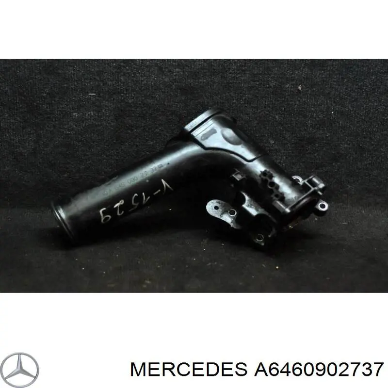 Патрубок повітряний, дросельної заслінки Mercedes A6460902737 ціна, від 11.40 USD