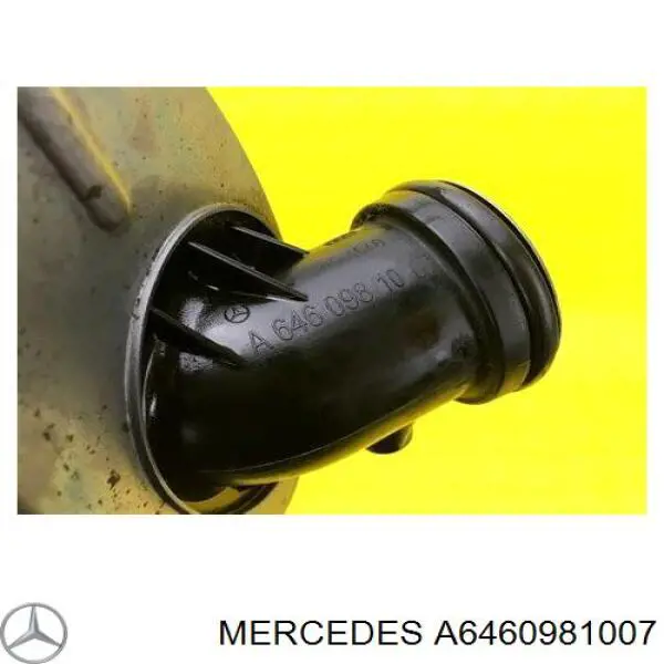 Патрубок повітряний, вихід з турбіни (наддув) Mercedes A6460981007 ціна, від 44.34 USD