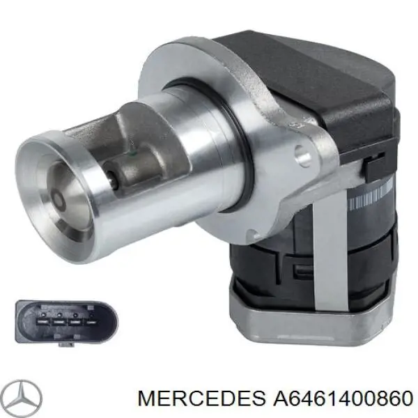 A6461400860 Mercedes клапан egr, рециркуляції газів