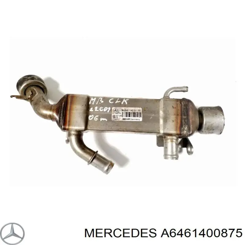 Купити A6461400875 Mercedes Радіатор системи EGR рециркуляції вихлопних газів