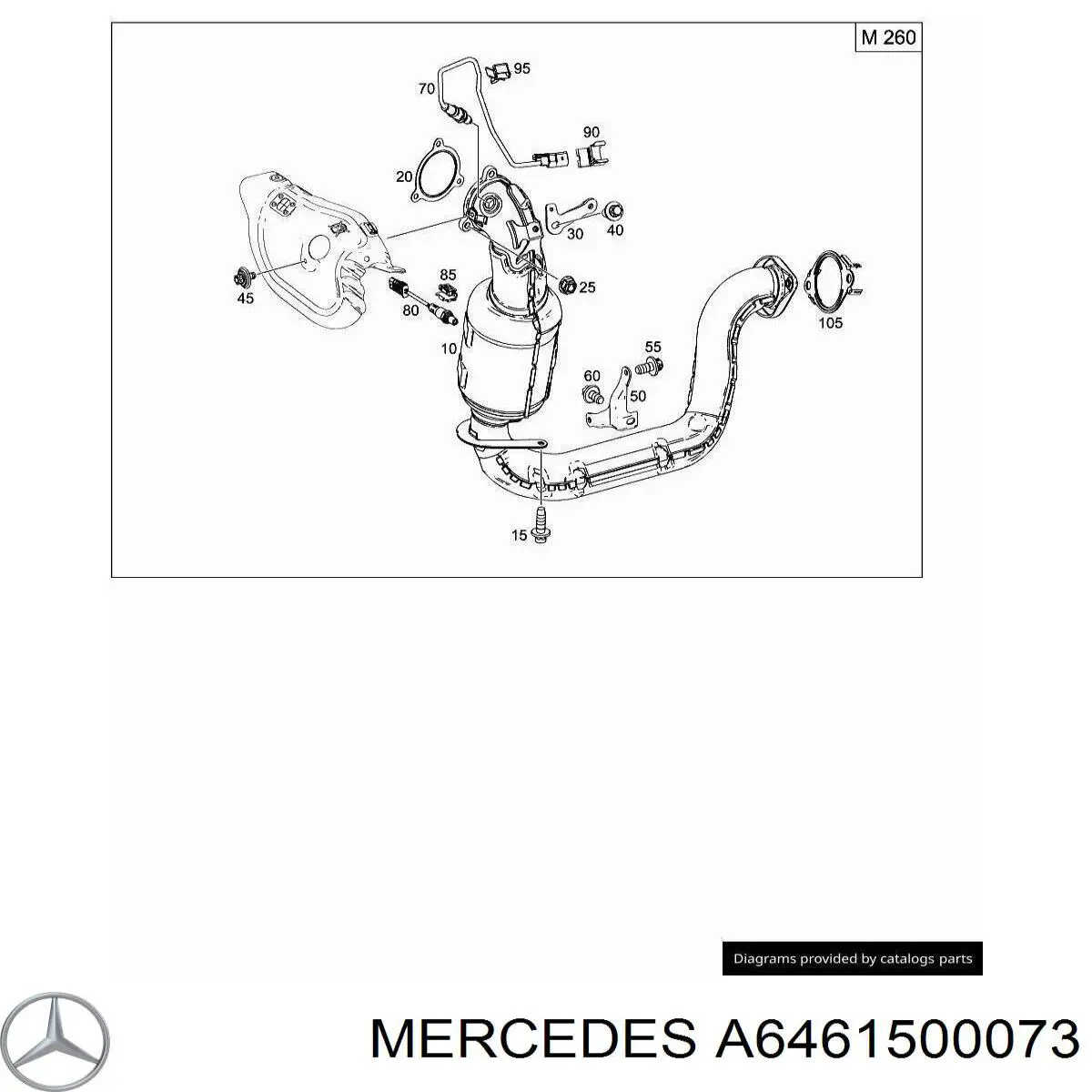 Купити A6461500073 Mercedes 