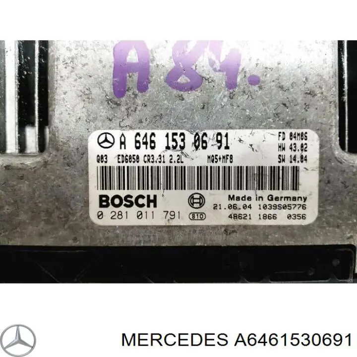 Електронний блок керування двигуном A6461530691 Mercedes