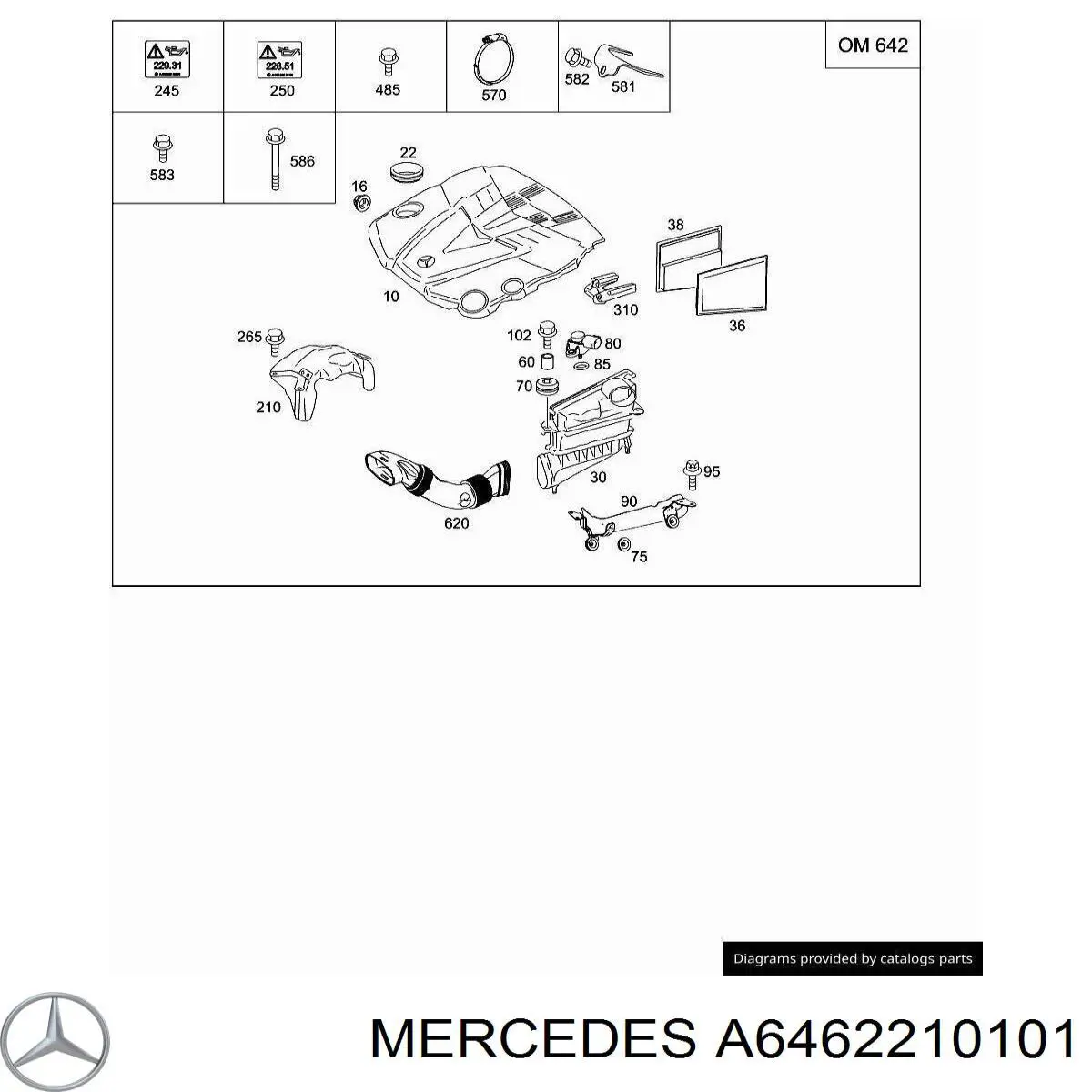 A6462210101 Mercedes 
