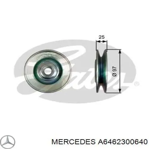 Купити A6462300640 Mercedes Натяжний ролик