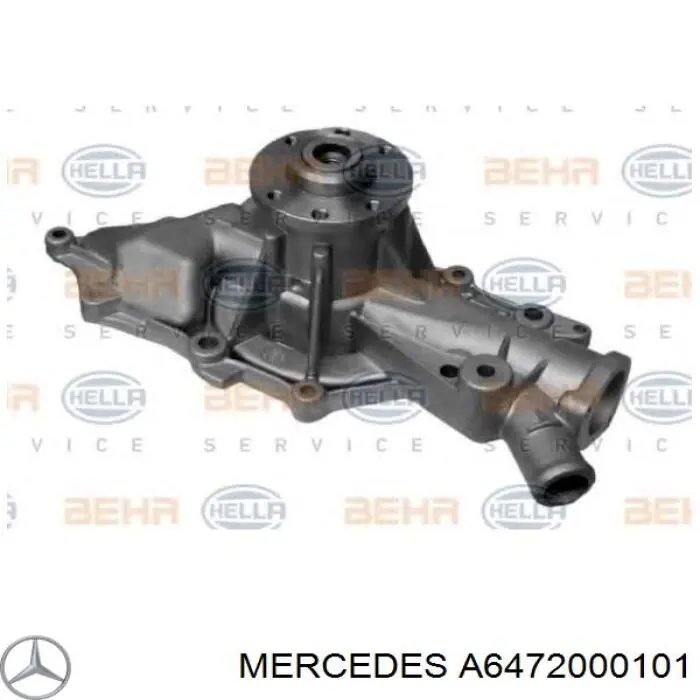 A6472000101 Mercedes Насос охолодження