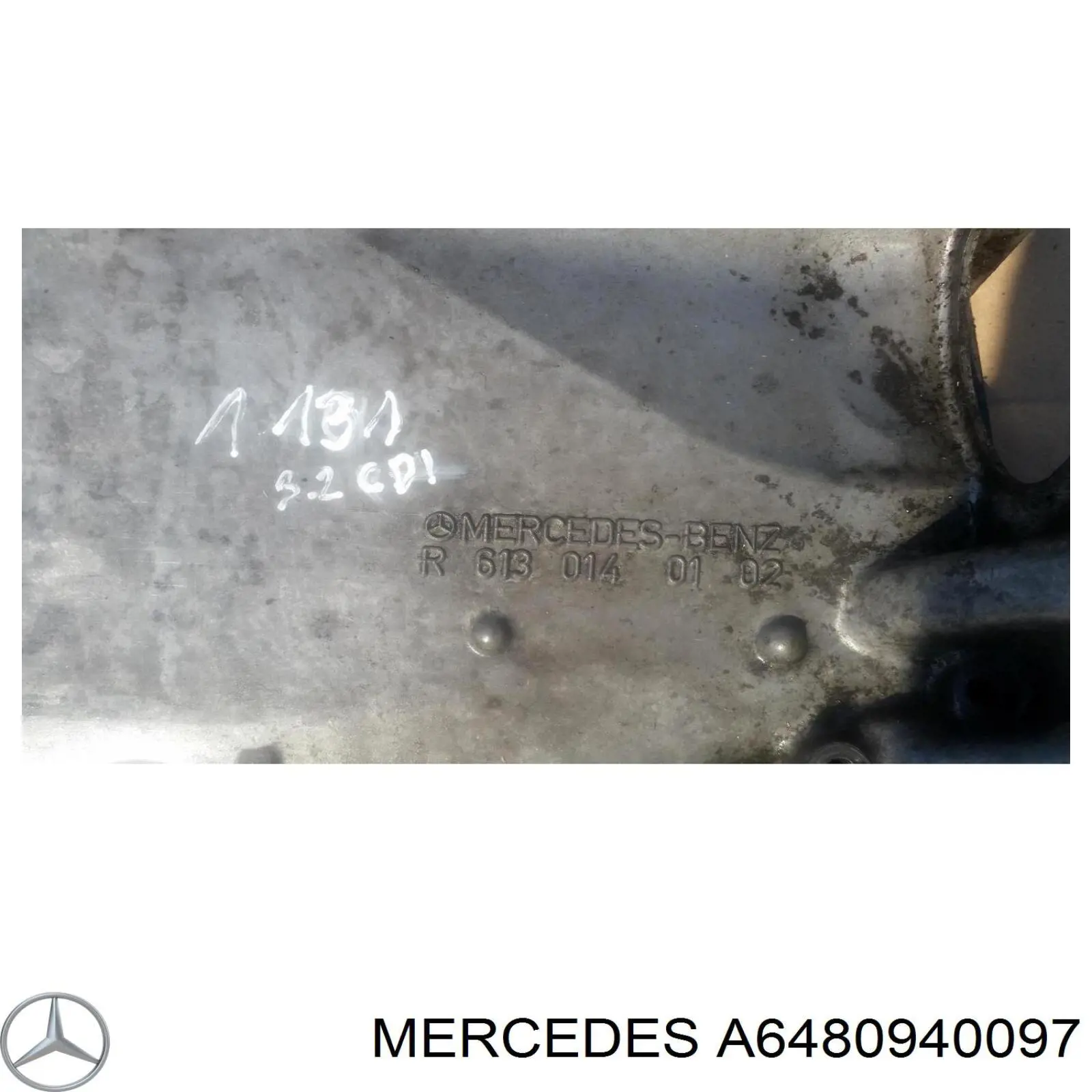 A6480940097 Mercedes Повітрозабірник повітряного фільтра