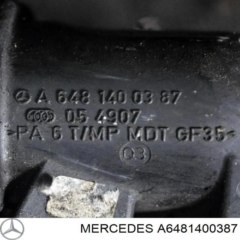 Шланг/патрубок интеркуллера Mercedes A6481400387 ціна, від 25.34 USD