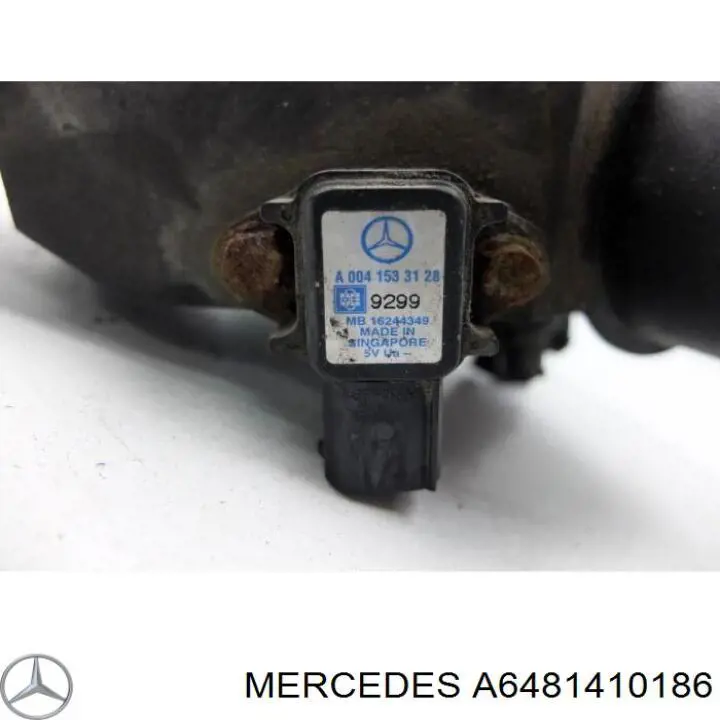 Резонатор повітряного фільтра Mercedes A6481410186 ціна, від 11.41 USD