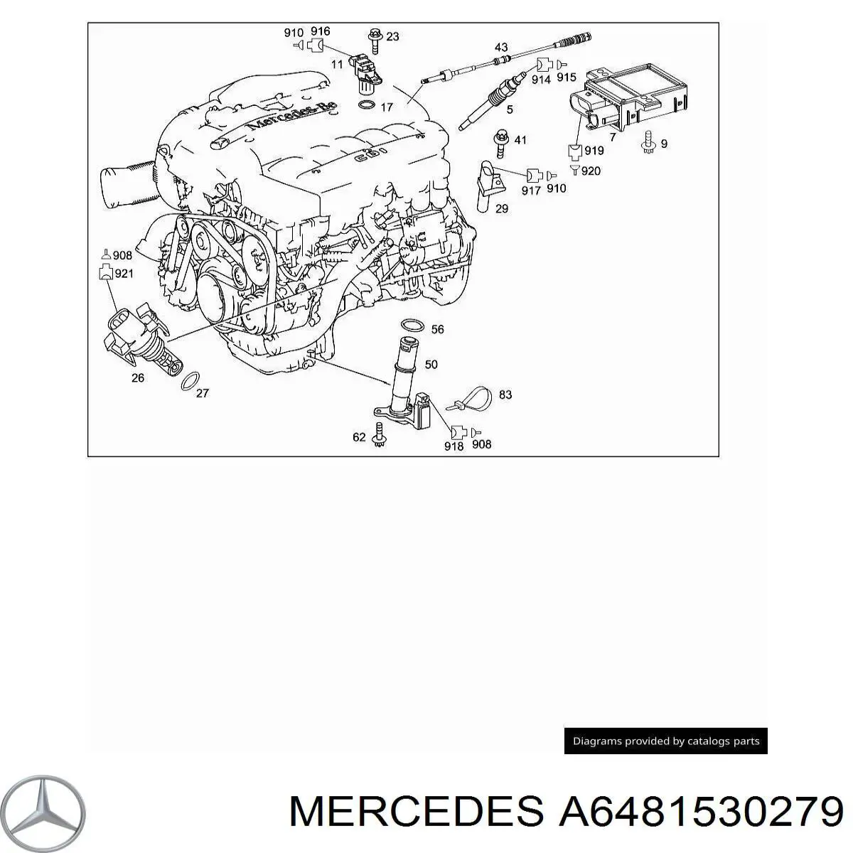 Купити A6481530279 Mercedes Реле свічок накалу