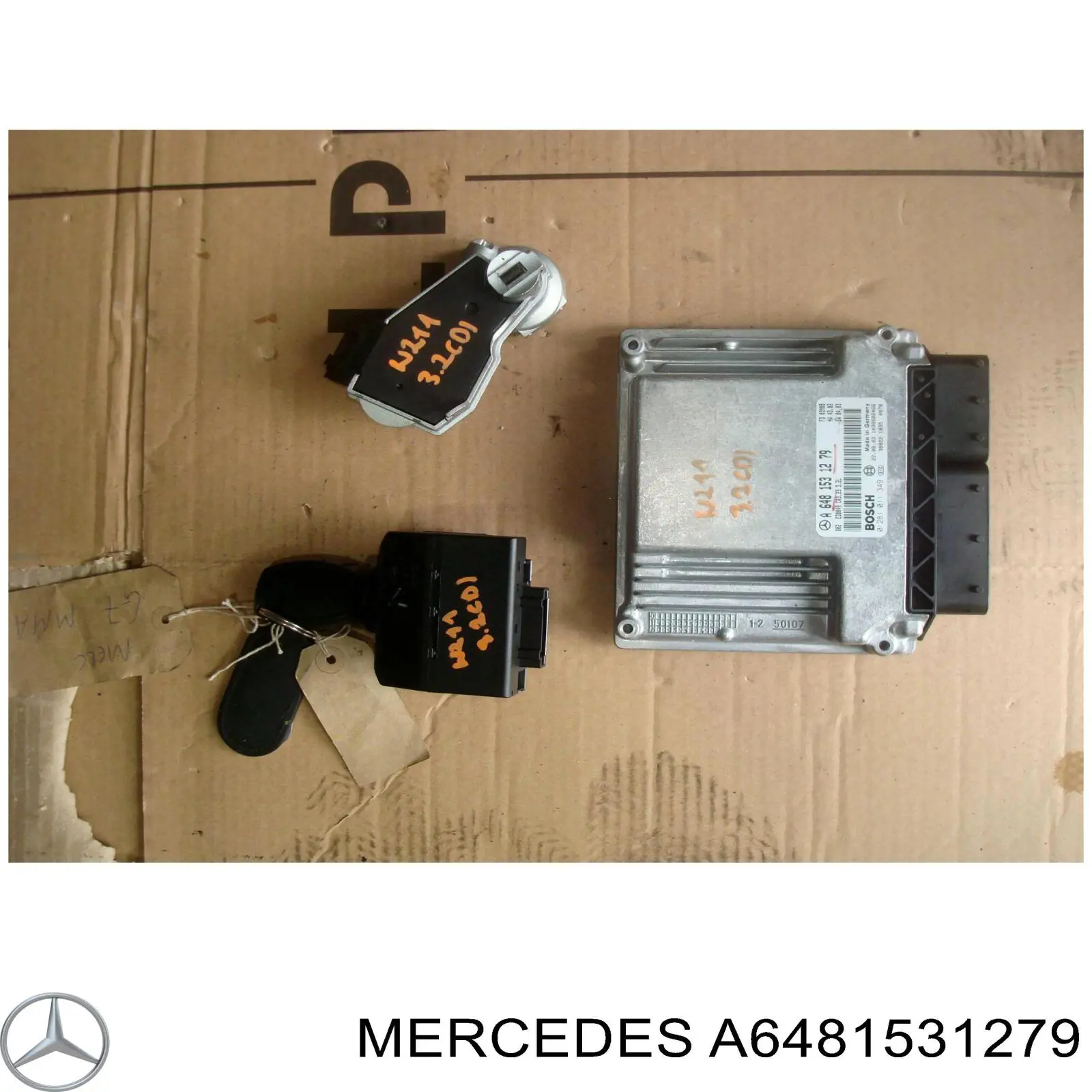 Модуль (блок) керування (ЕБУ) двигуном на Mercedes E (S211)