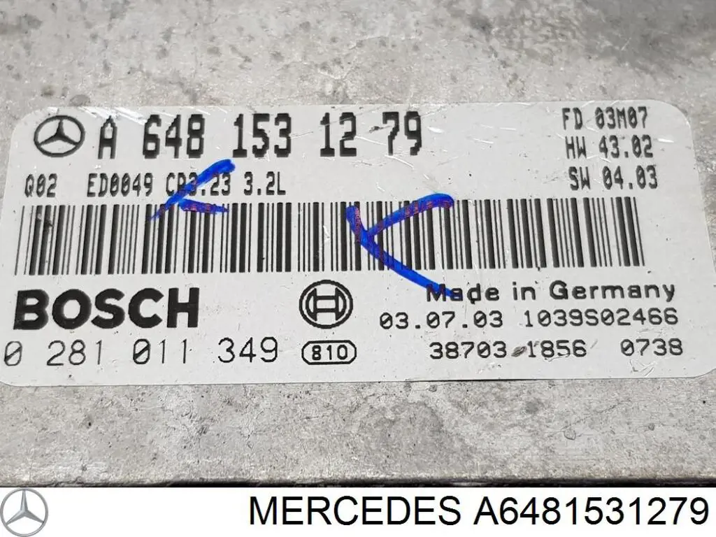 ЕБУ Mercedes A6481531279 ціна, від 90.55 USD
