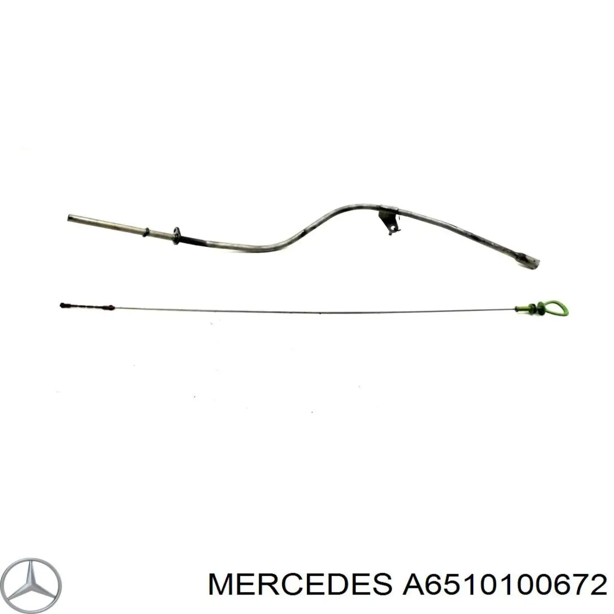 Щуп-індикатор рівня масла в двигуні Mercedes A6510100672 ціна, від 10.24 USD