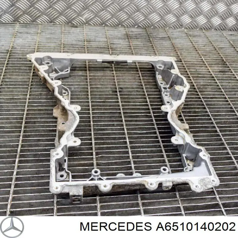 A6510141502 Mercedes Піддон масляний картера двигуна, верхня частина