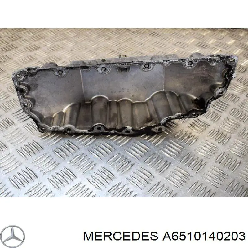 Піддон масляний картера двигуна, нижня частина на Mercedes ML/GLE (W166)
