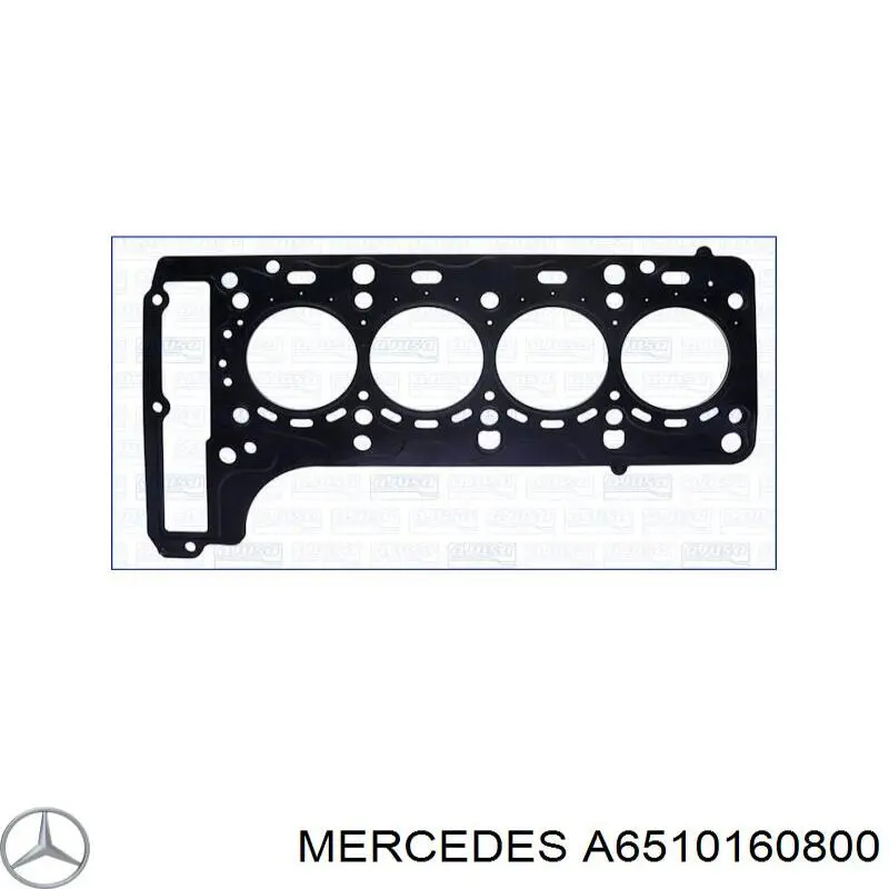 A6510160800 Mercedes прокладка головки блока циліндрів (гбц)
