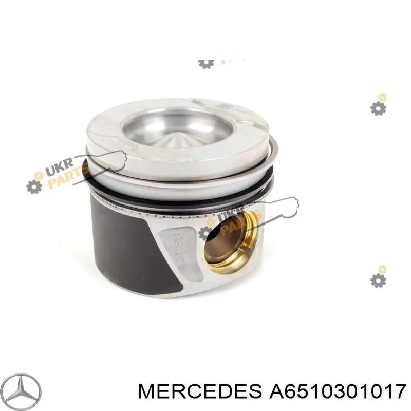 A6510301017 Mercedes поршень в комплекті на 1 циліндр, std