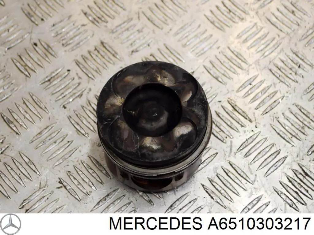 Поршень в комплекті на 1 циліндр, STD A6510303217 Mercedes