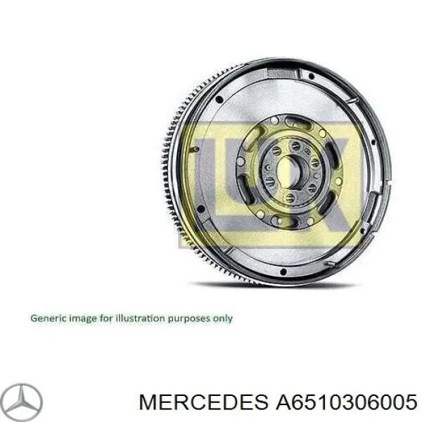 A6510306005 Mercedes Демпферний маховик