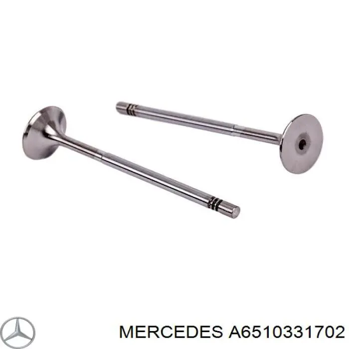 Купити A6510331702 Mercedes Вкладиші колінвала, корінні, комплект, стандарт (STD)
