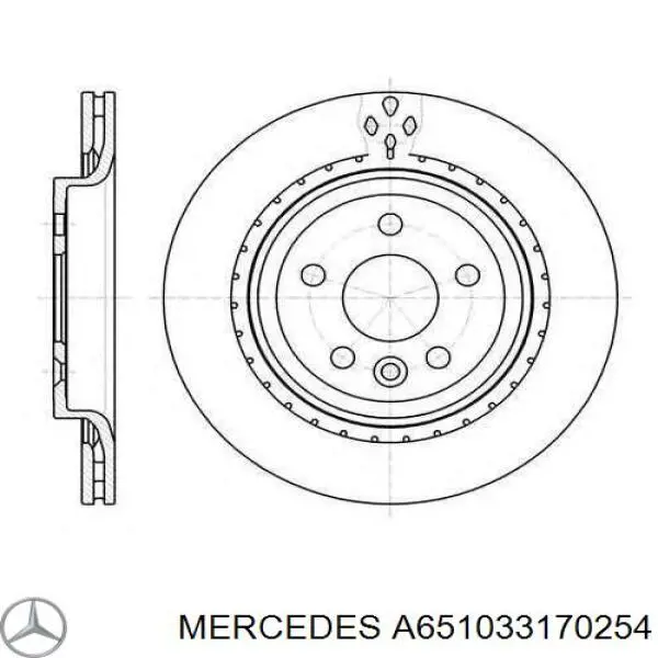  Mercedes A651033170254 ціна, від 39.44 USD