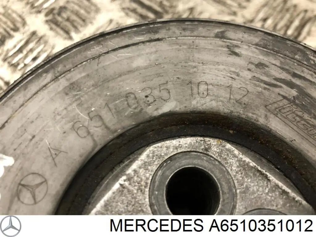 Демпфер колінвалу на Mercedes ML/GLE  W166