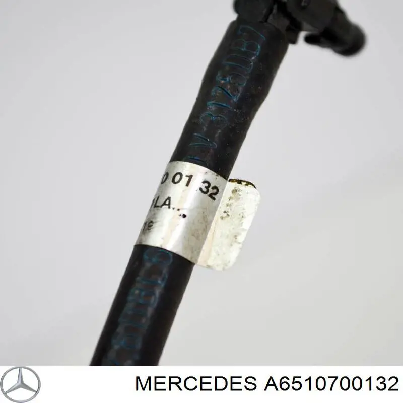 Трубка паливна, зворотня від форсунок A6510700132 Mercedes