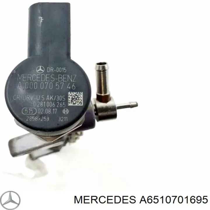 A6510701695 Mercedes Паливна рампа