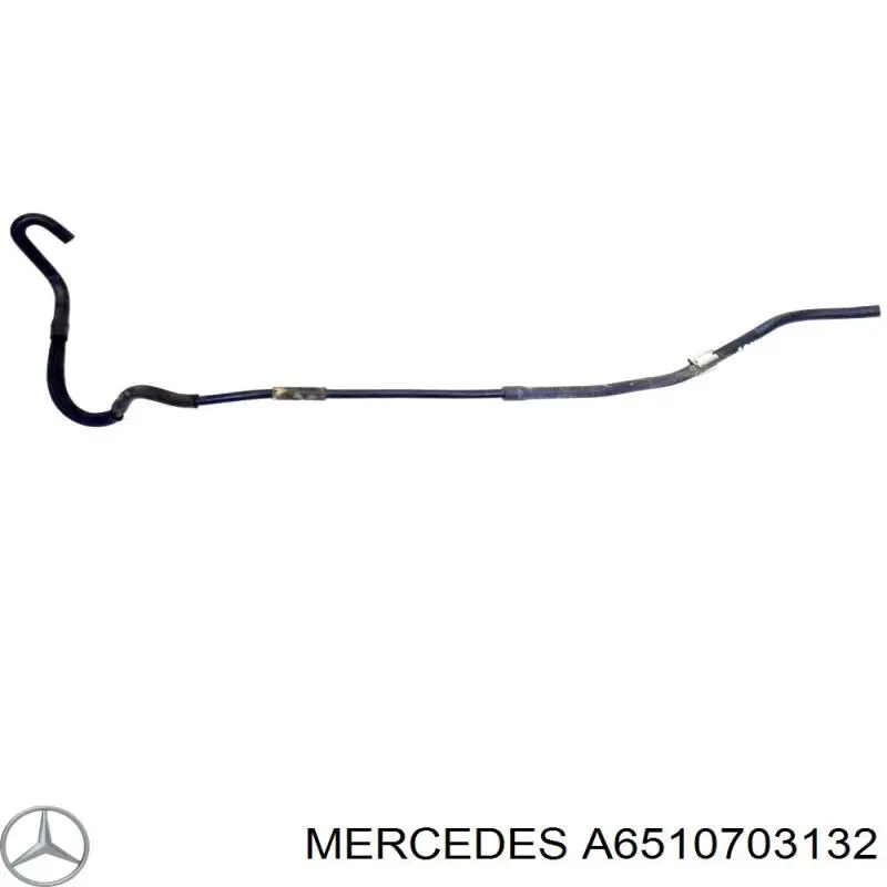 Купити A6510703132 Mercedes Трубка вакуумного підсилювача гальм