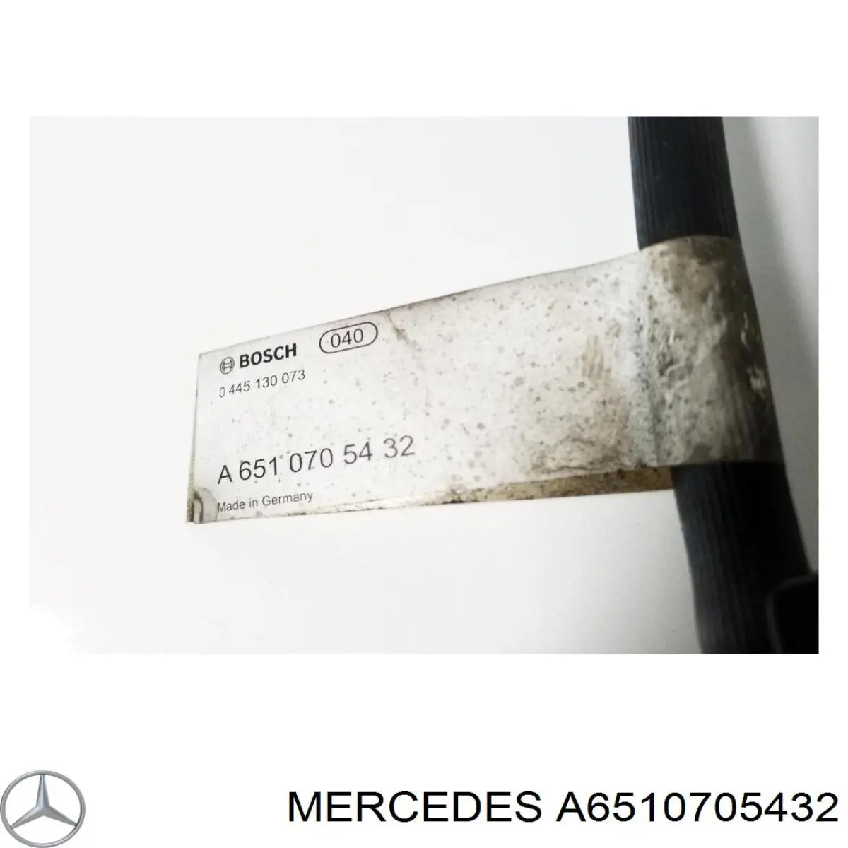 Трубка паливна, зворотня від форсунок Mercedes A6510705432 ціна, від 39.34 USD