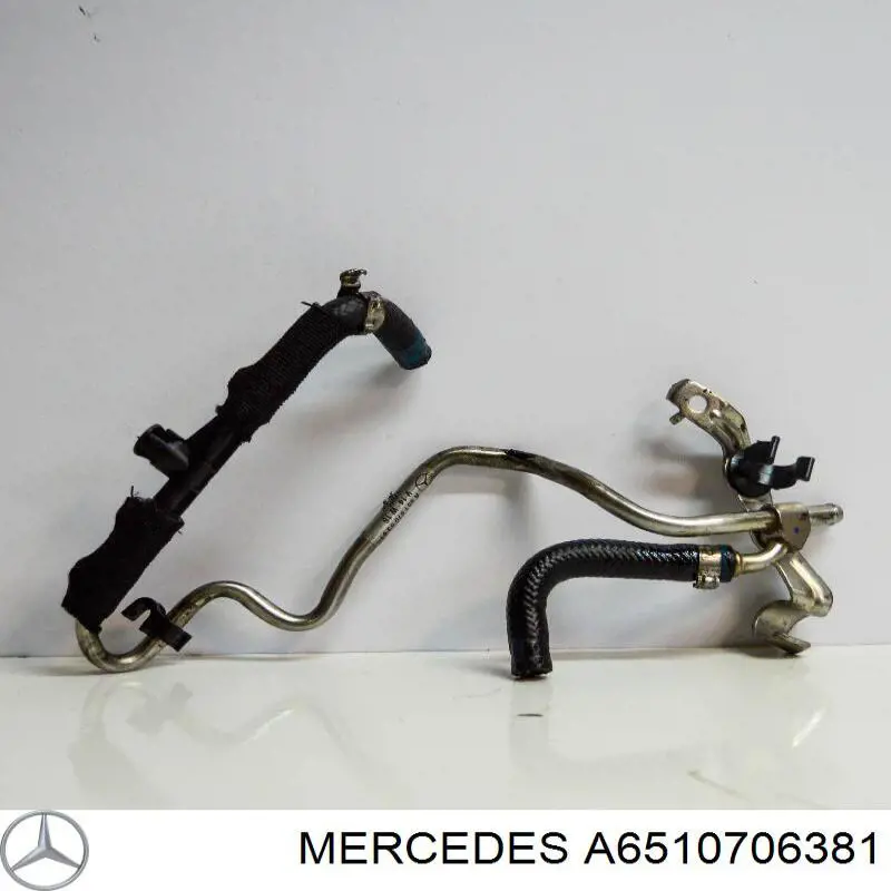 6510706381 Mercedes трубка паливна, зворотня від форсунок