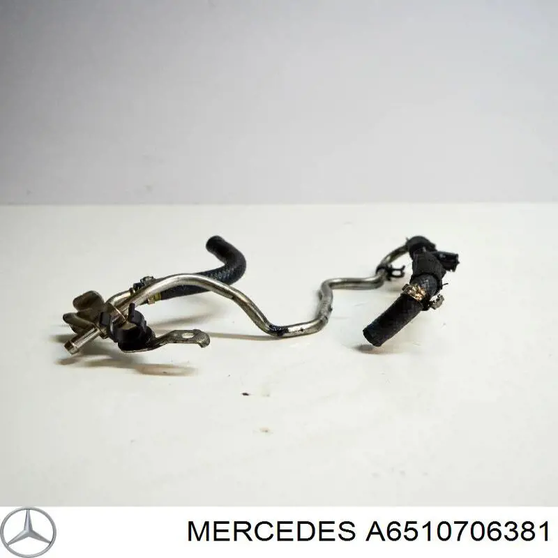 Трубка паливна, зворотня від форсунок Mercedes A6510706381 ціна, від 18.62 USD