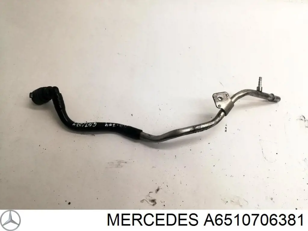 Купити A6510706381 Mercedes Трубка паливна, зворотня від форсунок