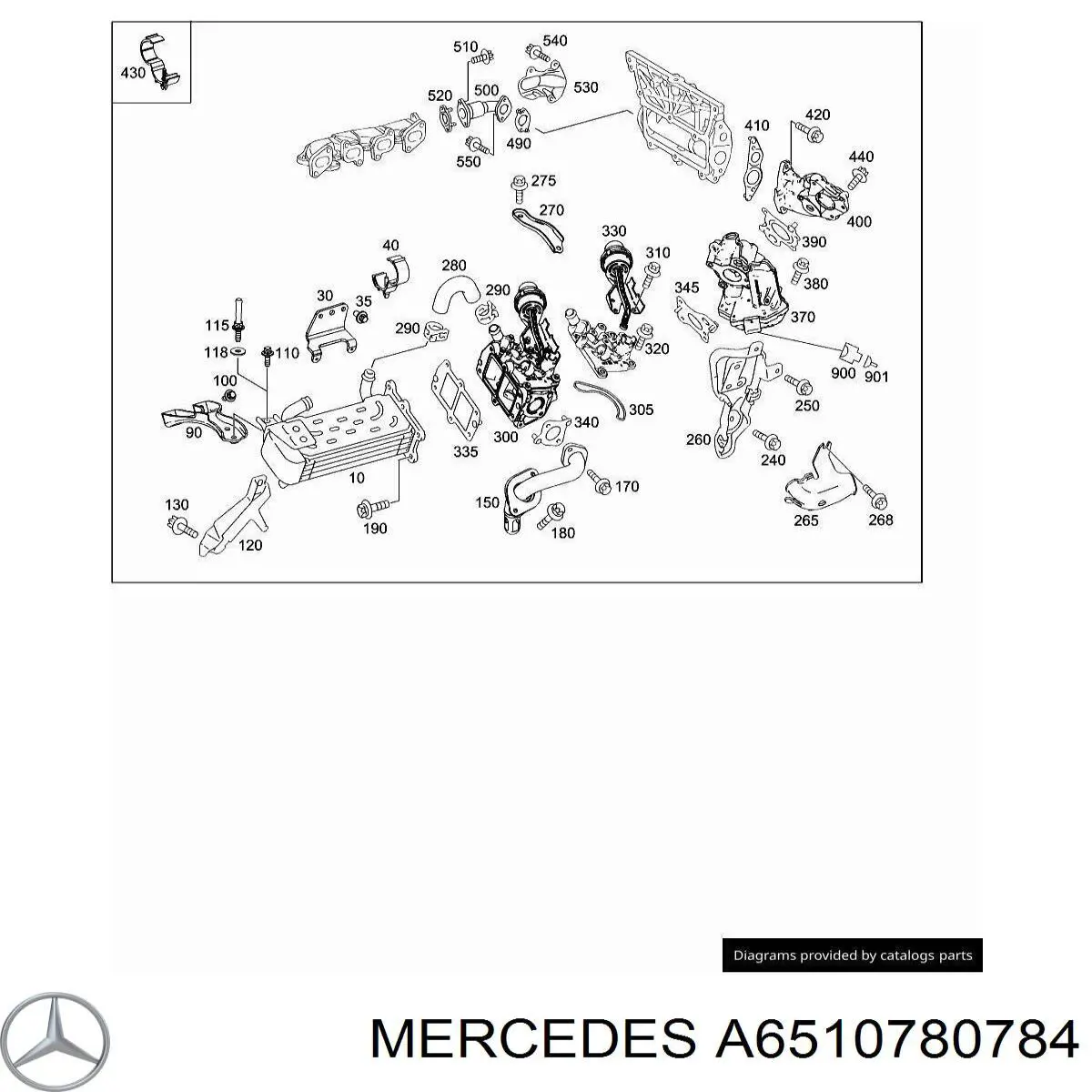 Купити A6510780784 Mercedes 