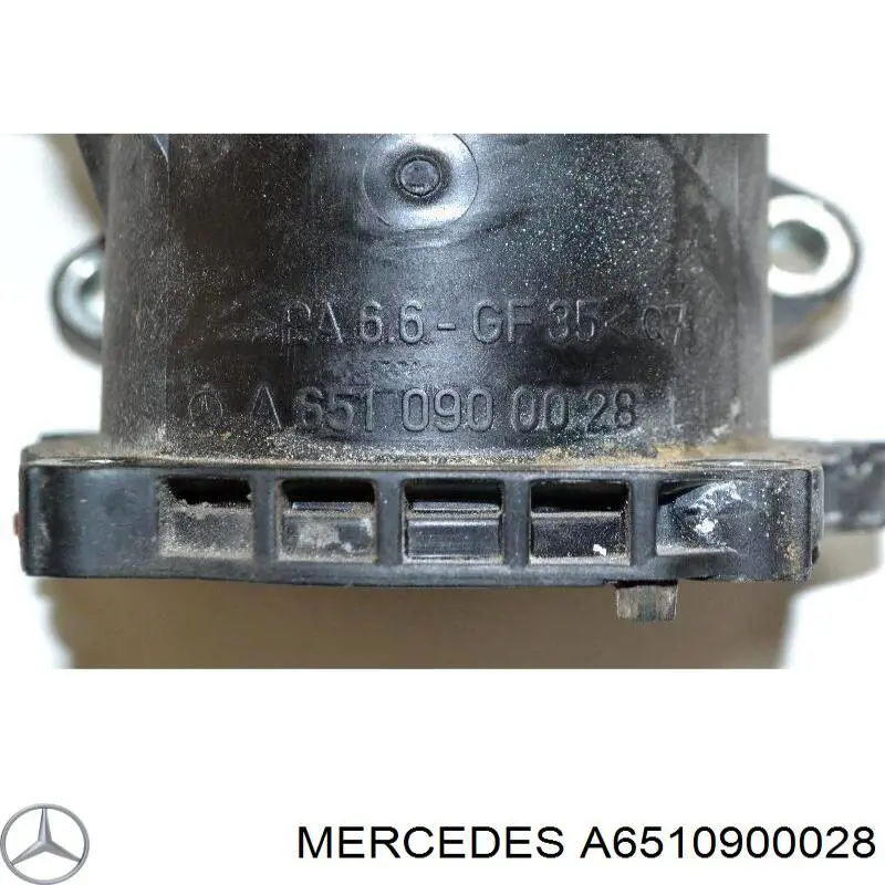 Патрубок повітряний, дросельної заслінки Mercedes A6510900028 ціна, від 19.00 USD