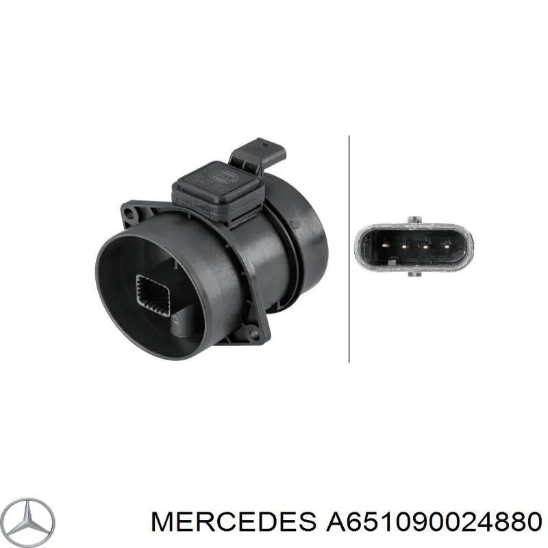 A651090024880 Mercedes Датчик витрати повітря