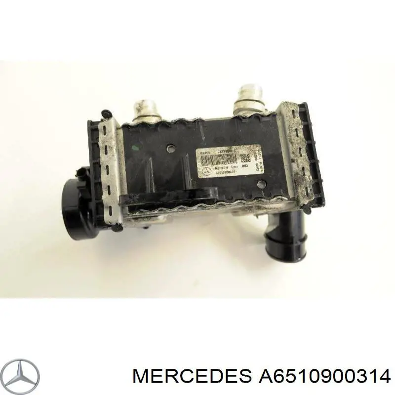 Радіатор інтеркулера Mercedes A6510900314