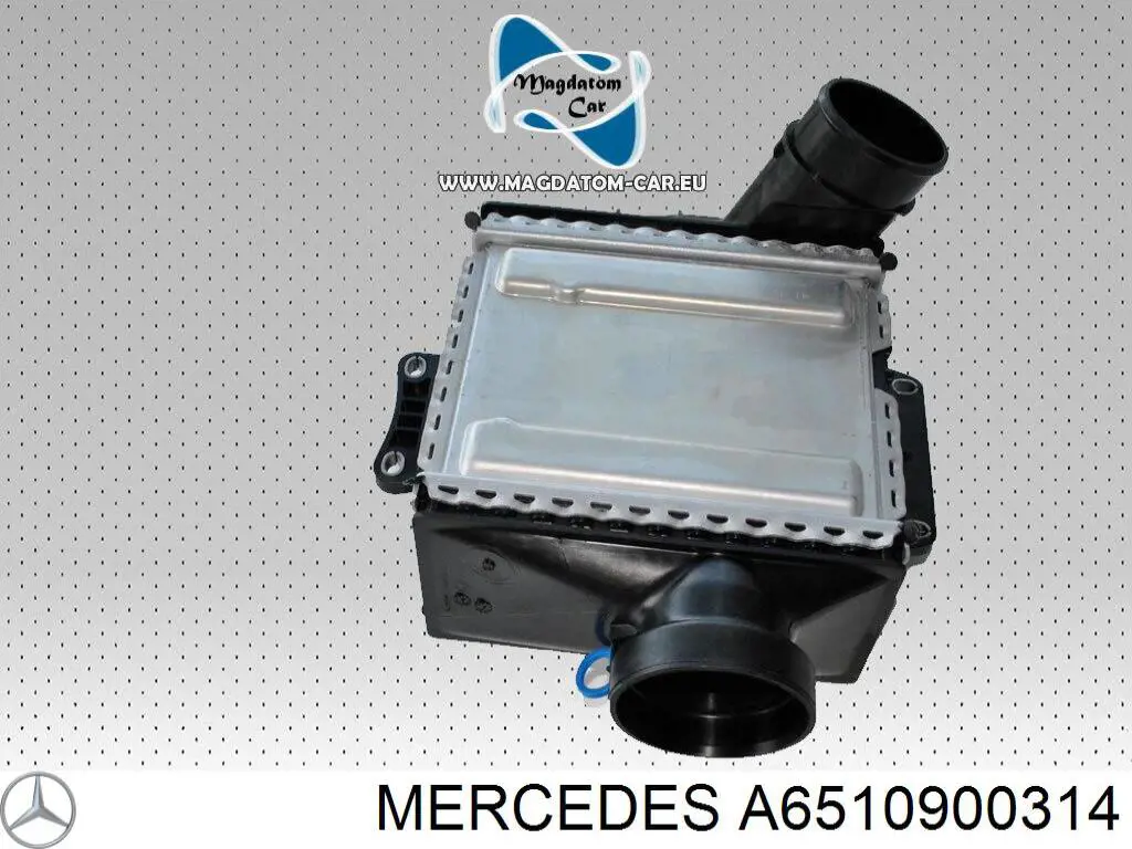 Радіатор интеркуллера на Mercedes GLC (C253)