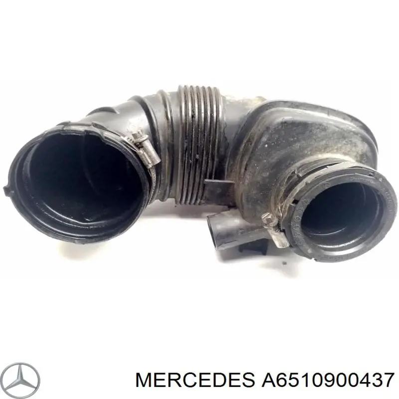 Патрубок повітряний, вихід повітряного фільтра Mercedes A6510900437