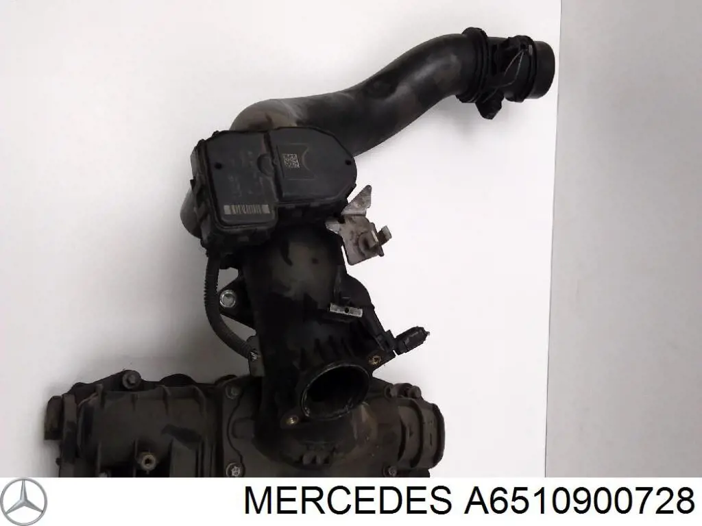 A6510900728 Mercedes Патрубок повітряний, дросельної заслінки
