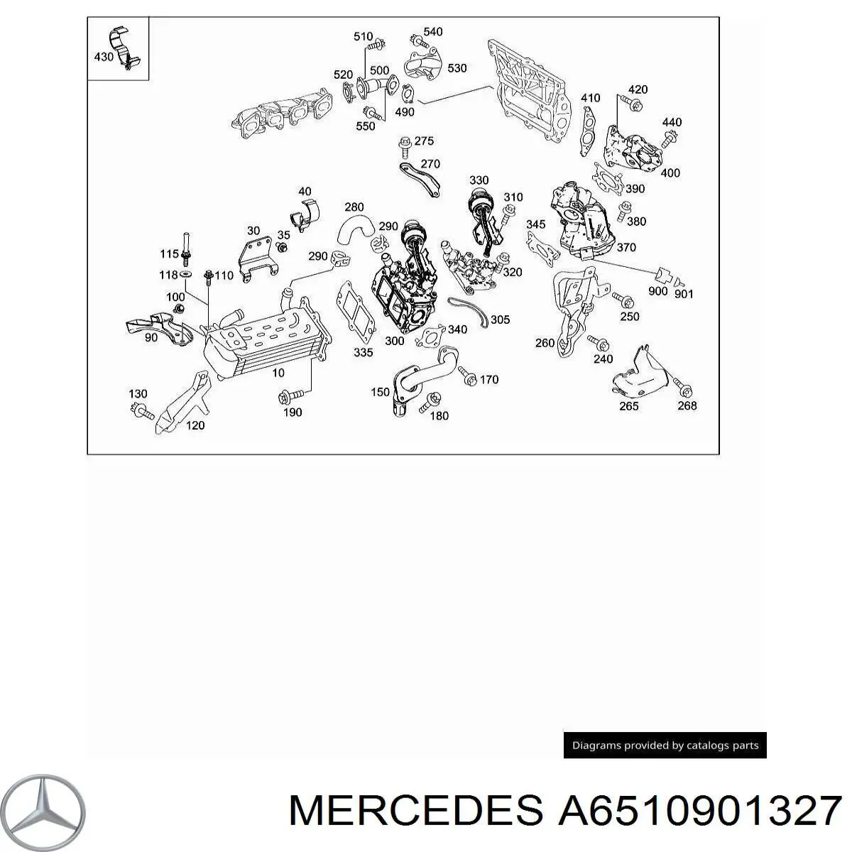 Купити A6510901327 Mercedes 