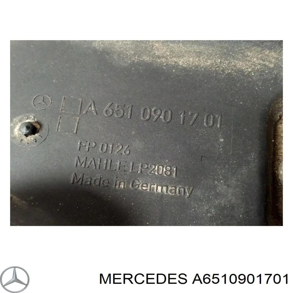 Корпус повітряного фільтра Mercedes A6510901701
