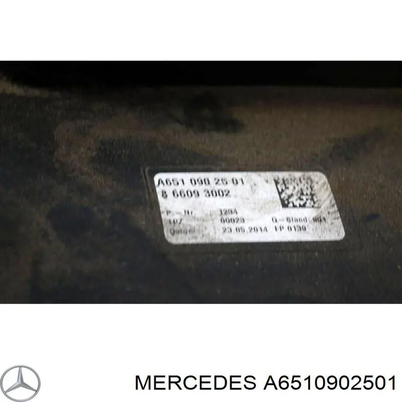 Корпус повітряного фільтра Mercedes A6510902501