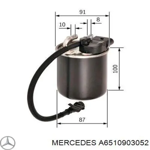 A6510903052 Mercedes Фільтр палива