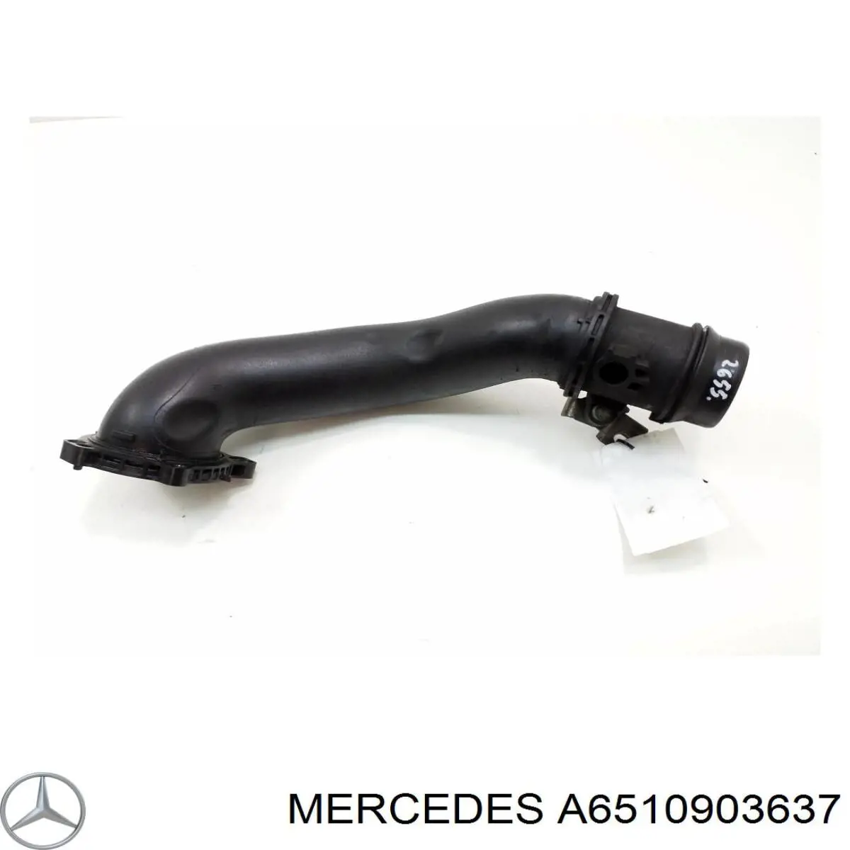 Шланг/патрубок інтеркуллера Mercedes A6510903637 ціна, від 8.44 USD