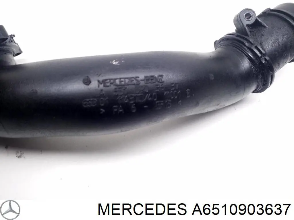 A6510903637 Mercedes Трубка, що нагнітається